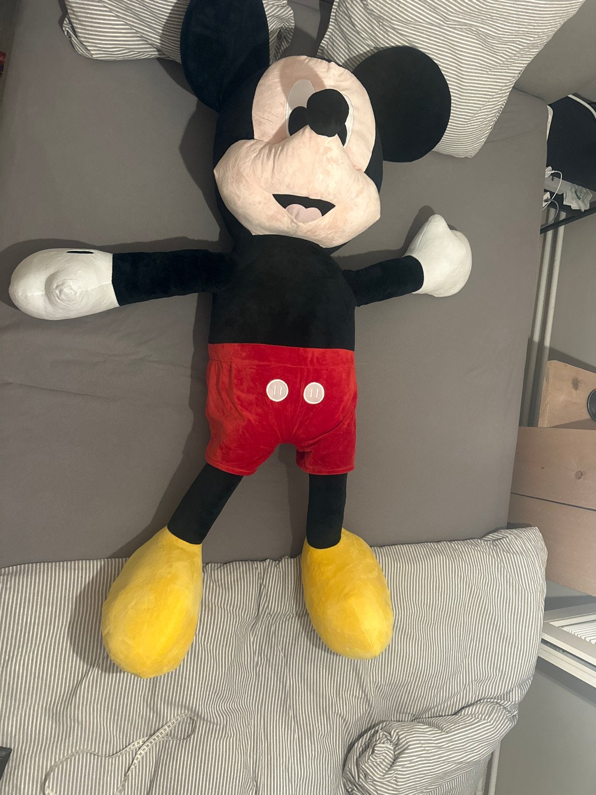 Grote Mickey Mouse knuffel - 120-130 cm - Nieuw, Kinderen en Baby's, Ophalen, Muis, Disney, Nieuw