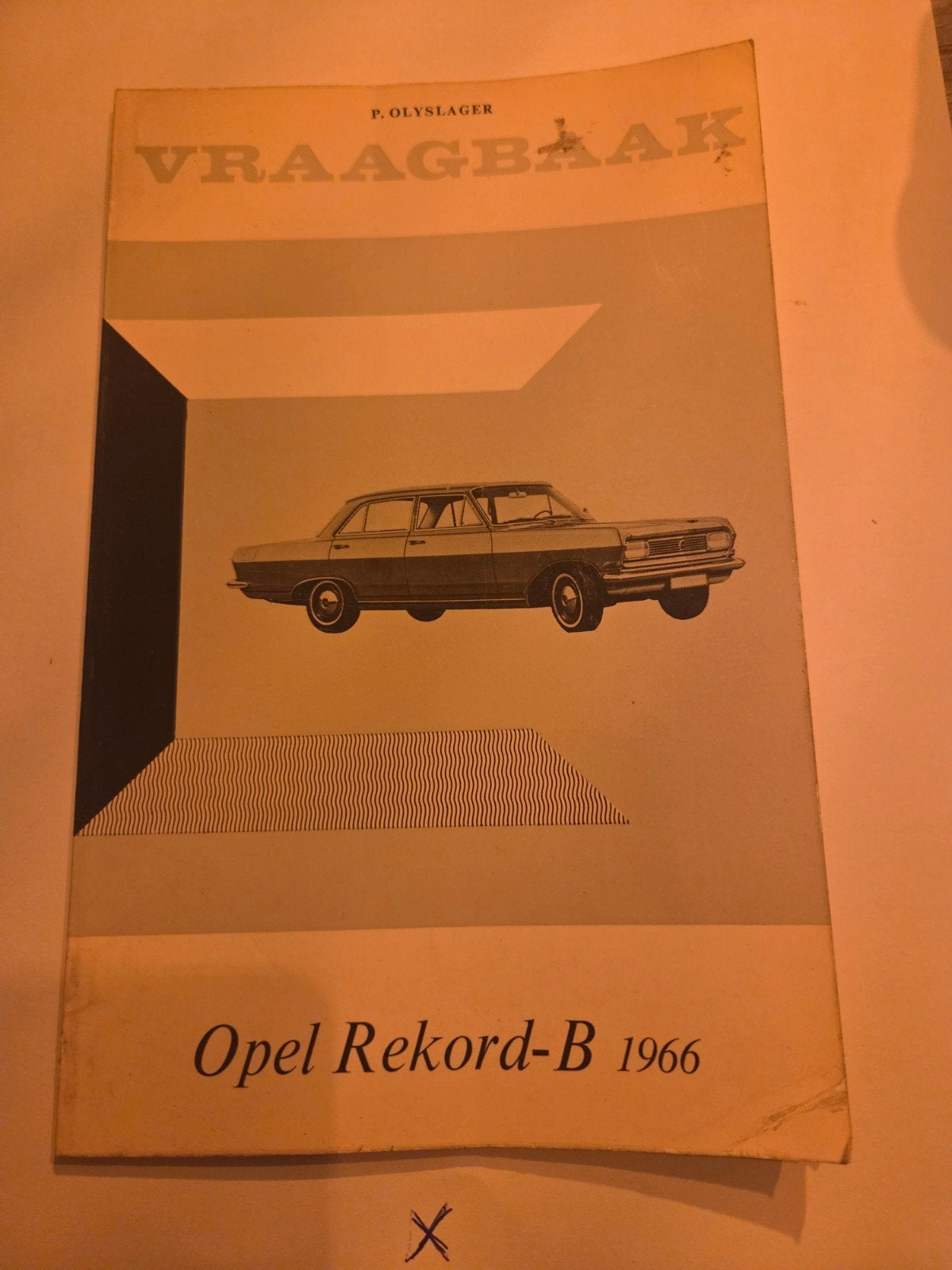 Vraagbaak P. Olyslager Opel Rekord-B 1966, Ophalen of Verzenden, Gelezen, Opel, P. Olyslager