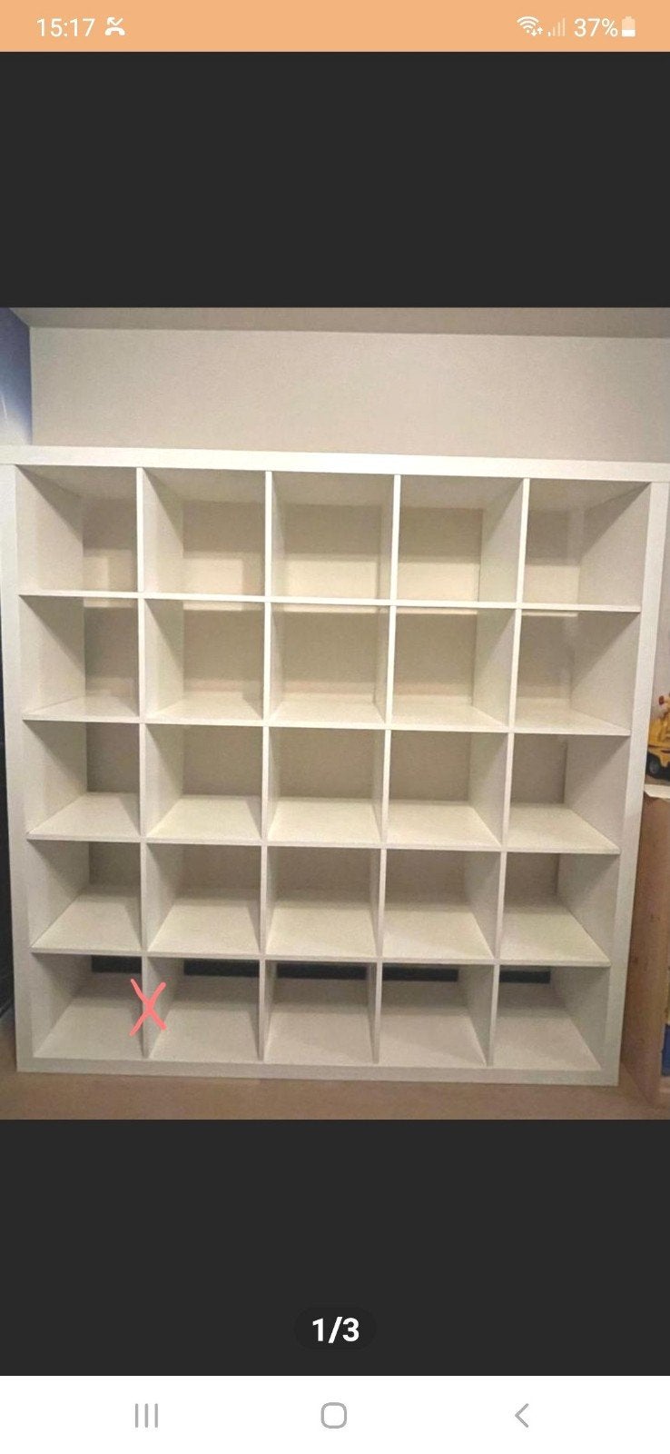 ikea kallax  / expedit Vakkenkast 5x5, Ophalen, Gebruikt