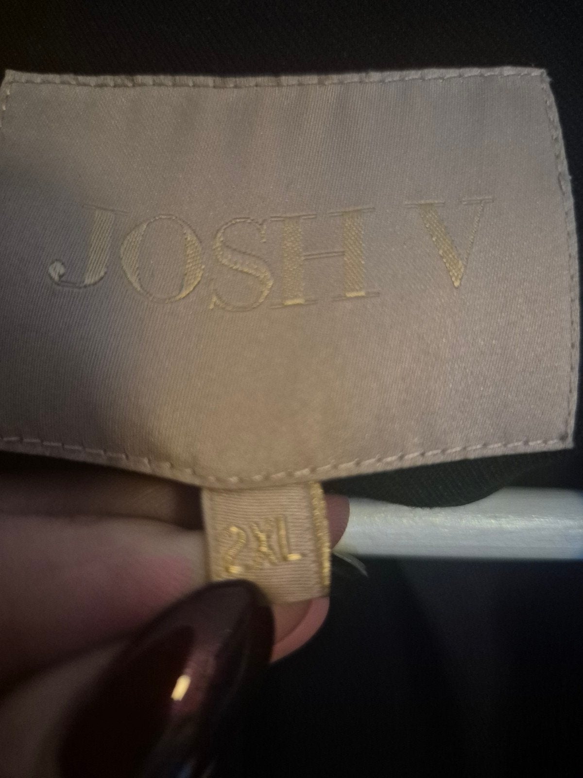 Josh V Zwarte Double Breasted Blazer Maat 2XL, Zwart, Maat 46/48 (XL) of groter, Ophalen of Verzenden, Zo goed als nieuw