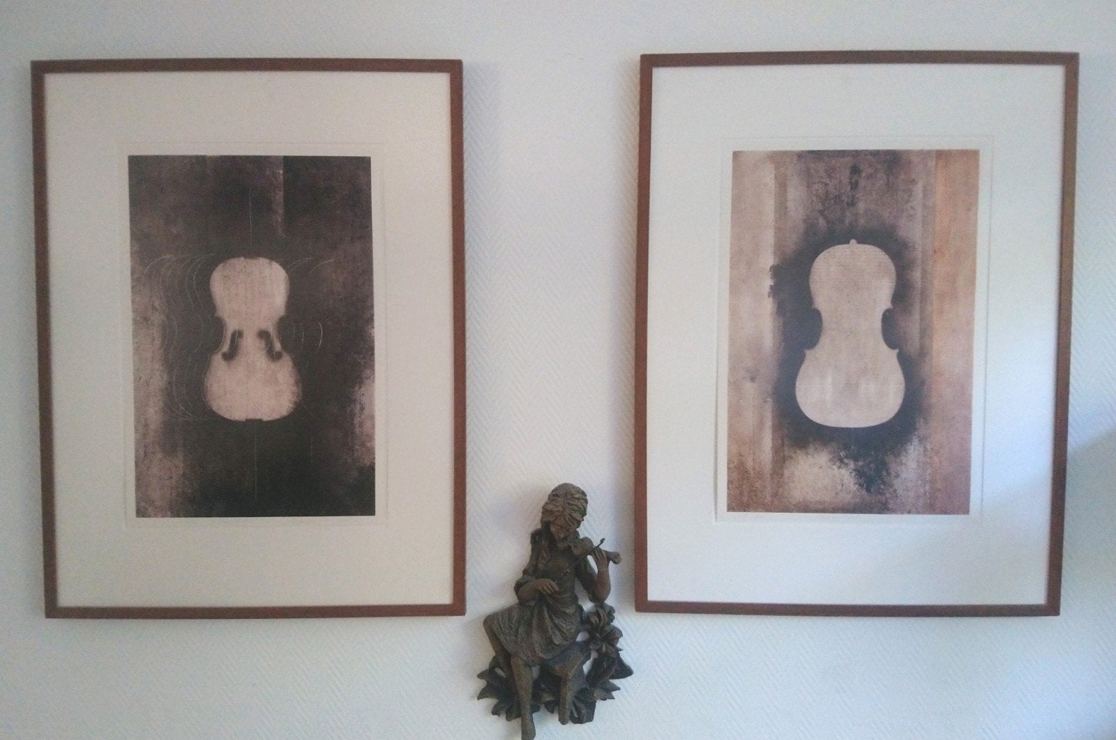 Herman van Veen - viool lithografie tweeluik 71 x 93 cm, Antiek en Kunst, Ophalen, Overige onderwerpen, Lithografie, Gelimiteerde oplage