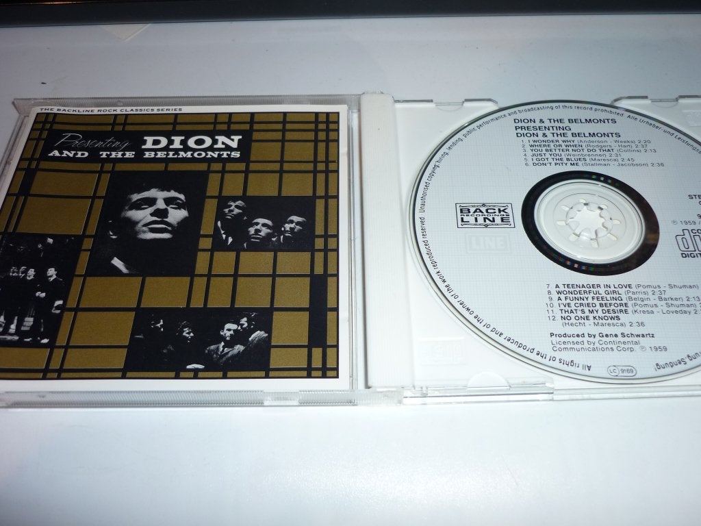 Dion & The Belmonts - Presenting (CD), Inclusief boekje, Ophalen of Verzenden, Zo goed als nieuw, Rock-'n-roll