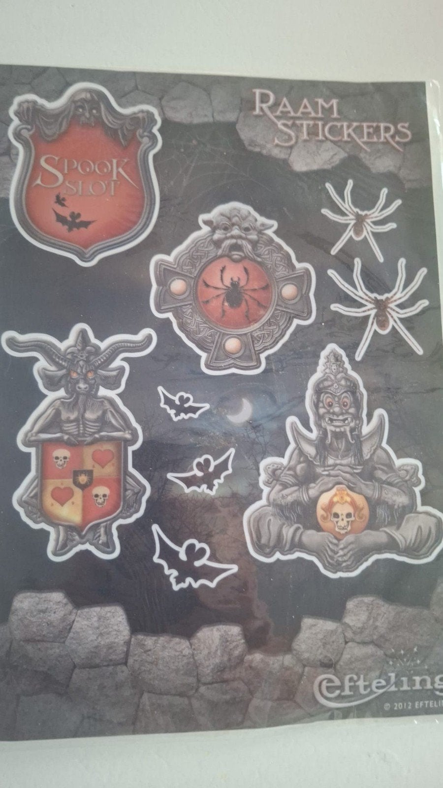 Efteling Spookslot raamstickers (nieuw), Ophalen of Verzenden, Nieuw