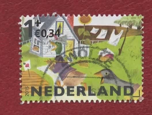 3362-d - KInderz. '15 - "Kippetje Tok"- gebr (pst. Zwolle), Ophalen of Verzenden, Na 1940, Gestempeld