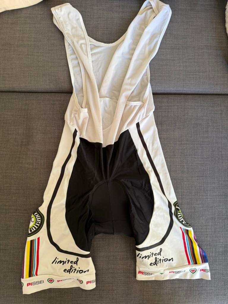 Wielrenbroek limited edition maat L-XL, Heren, Ophalen of Verzenden, Zo goed als nieuw, L