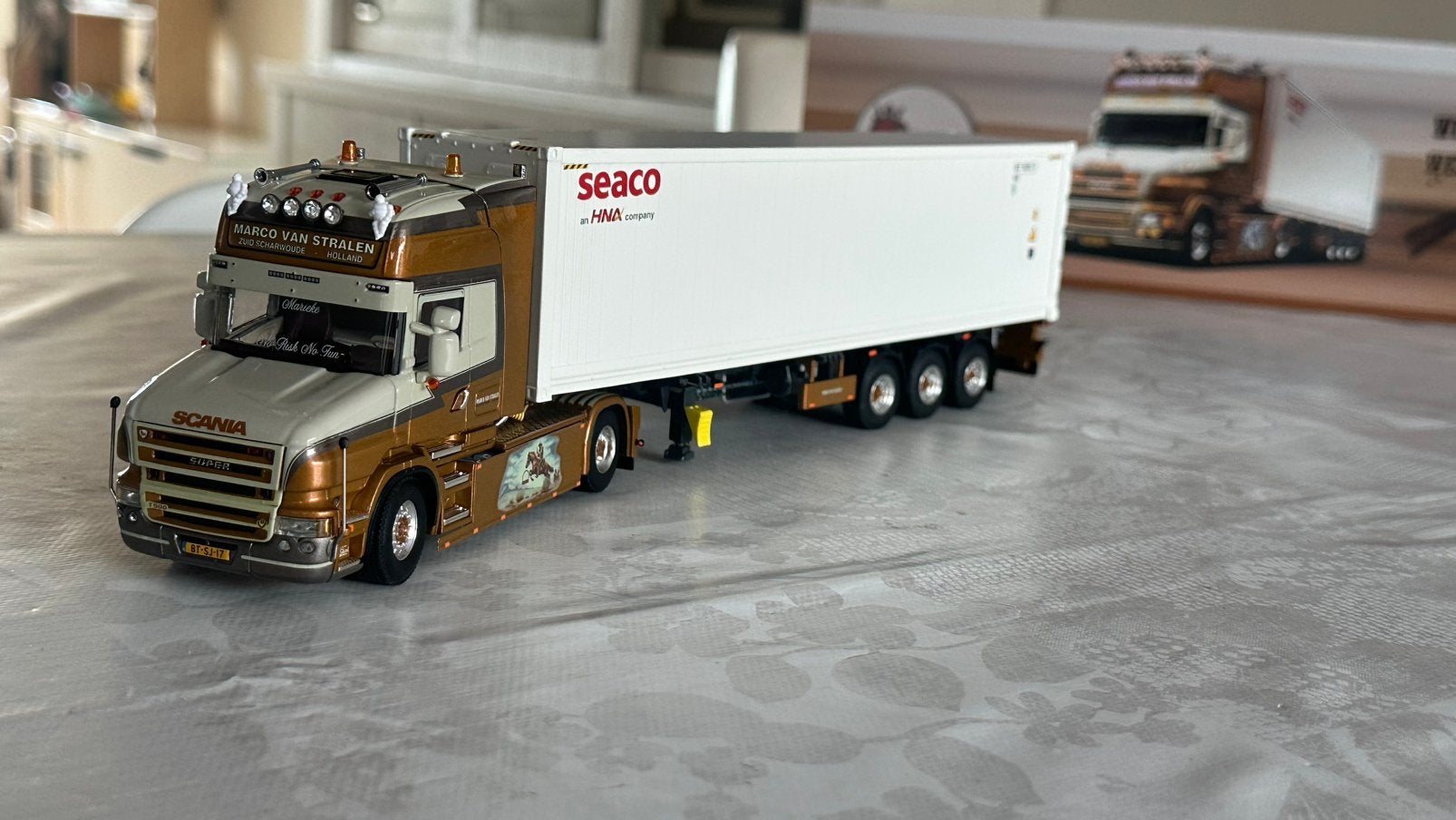 WSI Scania T500 Marco van Stralen, Ophalen of Verzenden, Nieuw, Bus of Vrachtwagen, Wsi