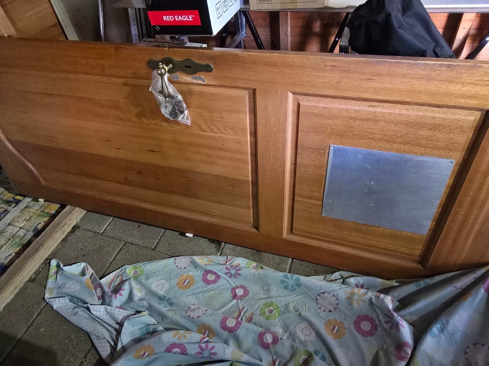 Eikenhouten deur - opknapper, Ophalen, Gebruikt, Binnendeur, 200 tot 215 cm