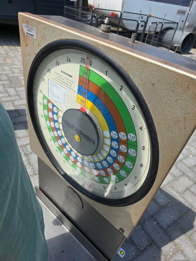 Antieke Bizerba weegschaal, goed werkend € 100 euro, Ophalen