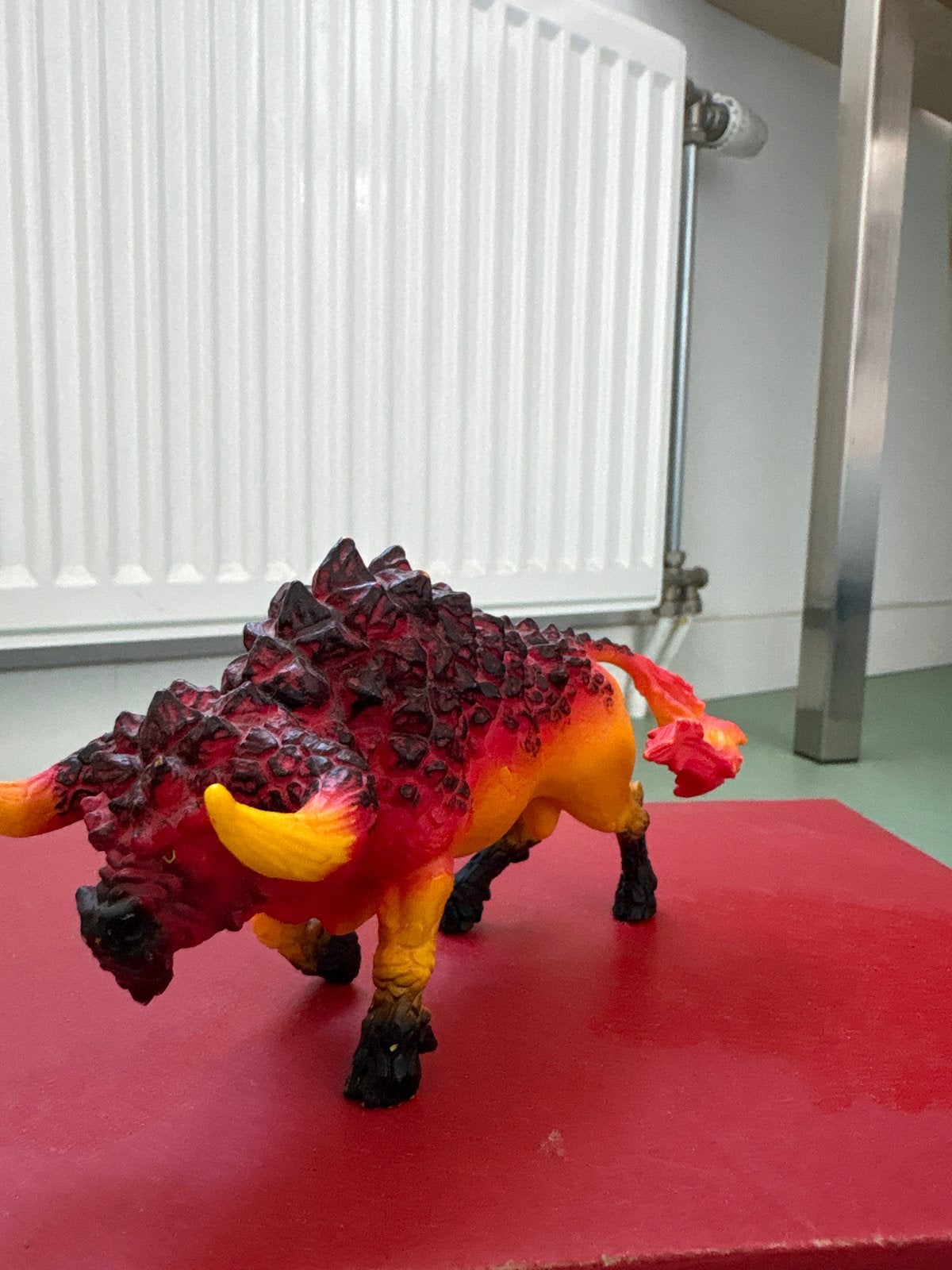 Schleich Eldrador Vuurstier, Ophalen of Verzenden, Zo goed als nieuw, Jongen of Meisje