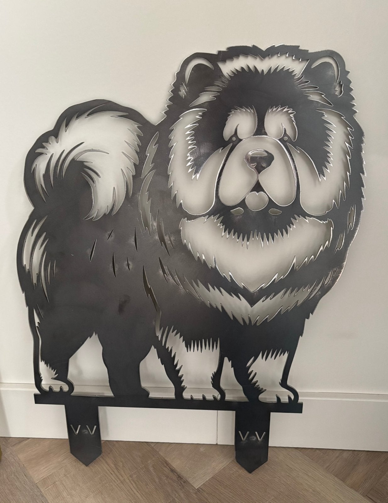 Tuinprikker hond, Chow Chow, cortenstaal, Ophalen of Verzenden, Nieuw