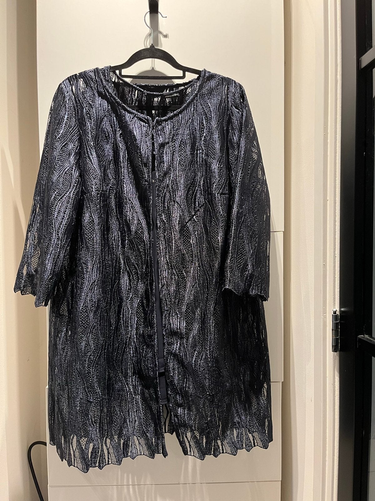 Elena Miro elegante kanten jasje/vest met bijpassende top XL, Ophalen of Verzenden, Zo goed als nieuw, Maat 46/48 (XL) of groter