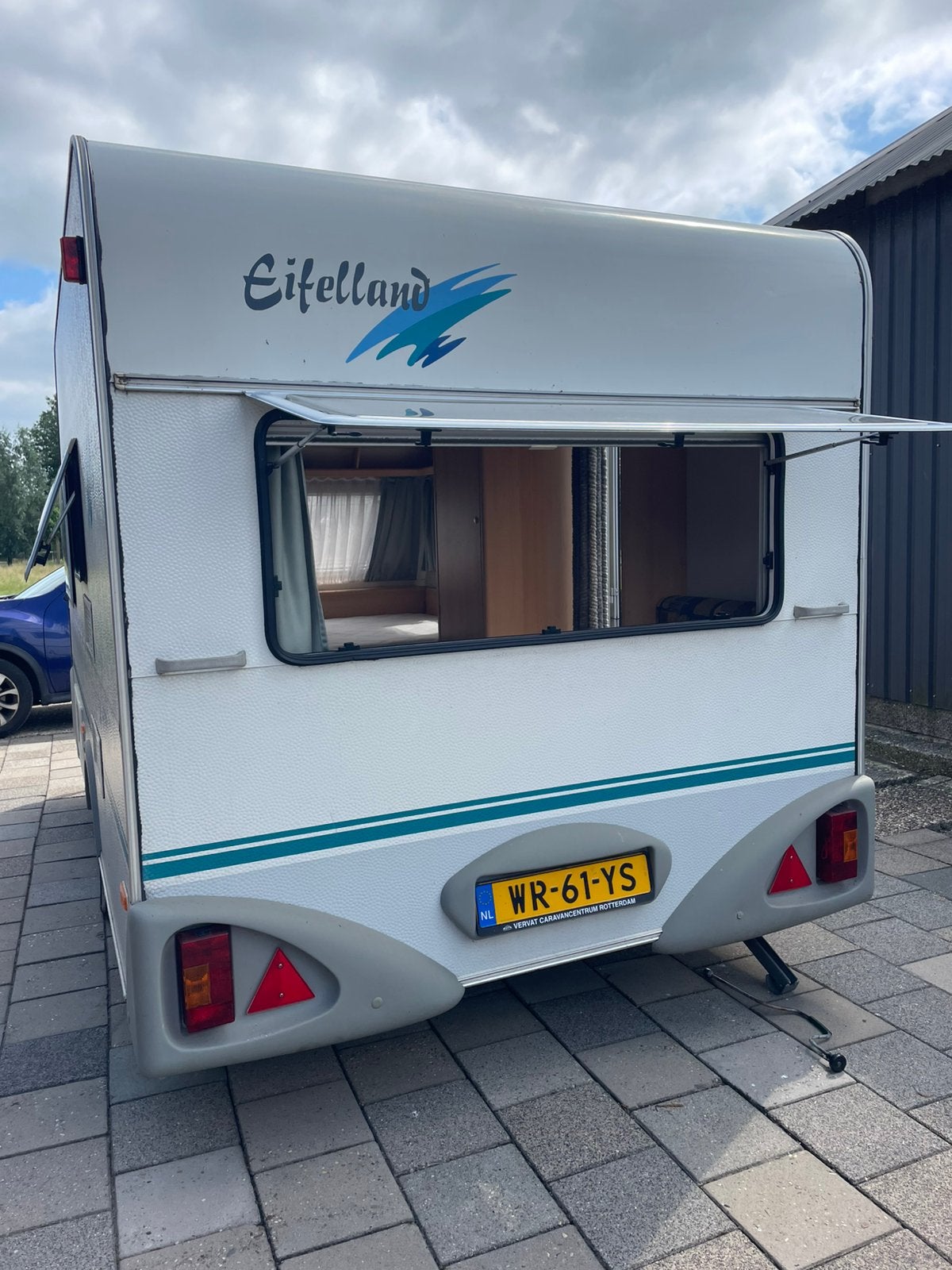 Caravan Eifelland 350 Q, Caravans en Kamperen, 500 - 750 kg, Fietsenrek, Eifelland, Particulier