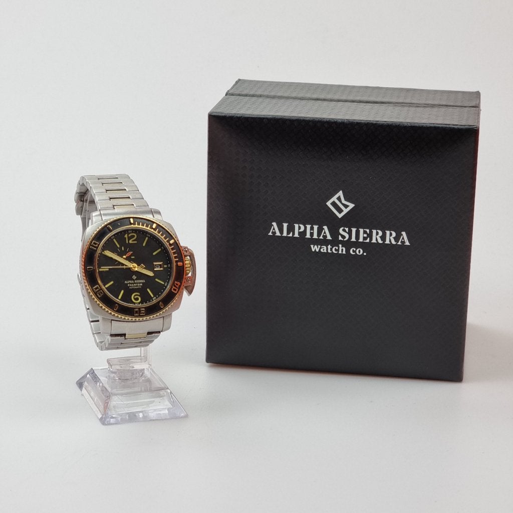 Alpha Sierra Phantom F4-BG004 Horloge, Alpha Sierra, Zo goed als nieuw, https://alphasierrawatches.com/pages/contact, Nobelstraat 31, 3846 CE Harderwijk