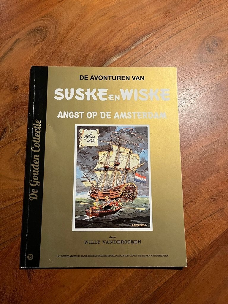Gouden Collectie" van Suske en Wiske - Angst op de Amsterdam, Boeken, Eén stripboek, Ophalen of Verzenden, Zo goed als nieuw