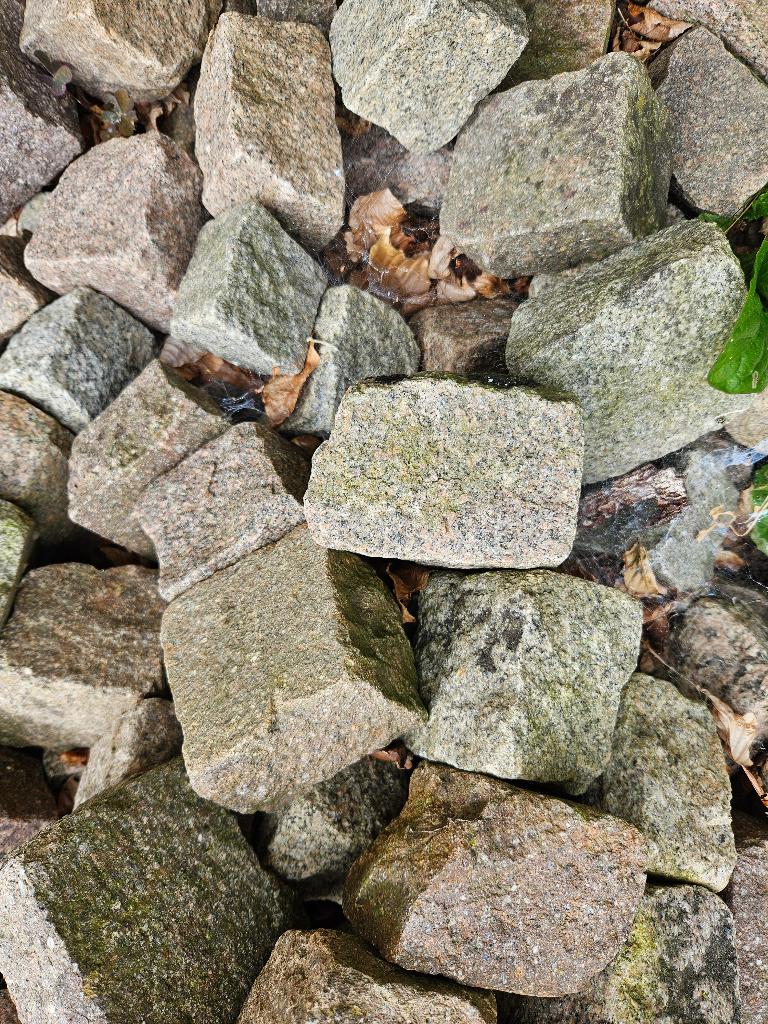 Graniet keien ca. 10 m² – afhalen grens DE/NL, Tuin en Terras, Grind, Keien en Split, Graniet, Ophalen of Verzenden