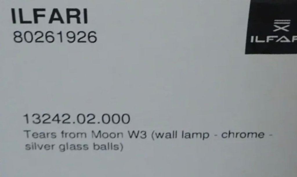 nieuw Tears from Moon wandlamp twv € 975,00 Eichholtz, Info@ilfari.nl, Nieuw, Ophalen of Verzenden, Ilfari