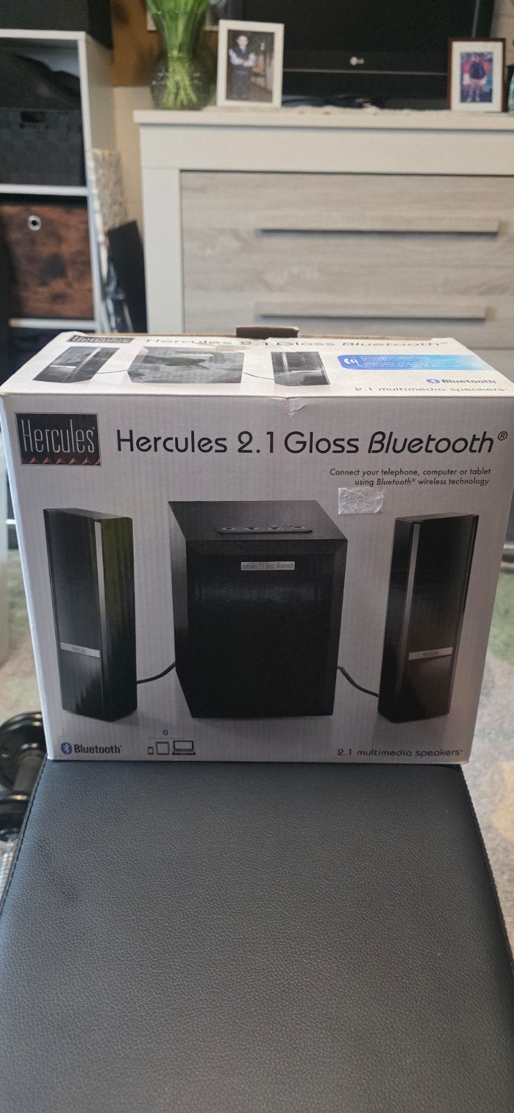 Hercules 2.1 Gloss Bluetooth speakerset, Overige merken, Speakerset, Bluetooth, Ophalen of Verzenden
