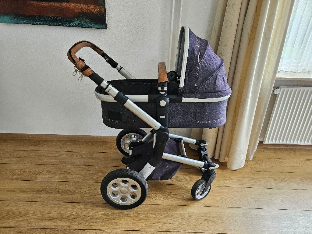 Joolz Day kinderwagen + reiswieg + veel extra accessoires, Gebruikt, Verstelbare duwstang, Combiwagen, Ophalen