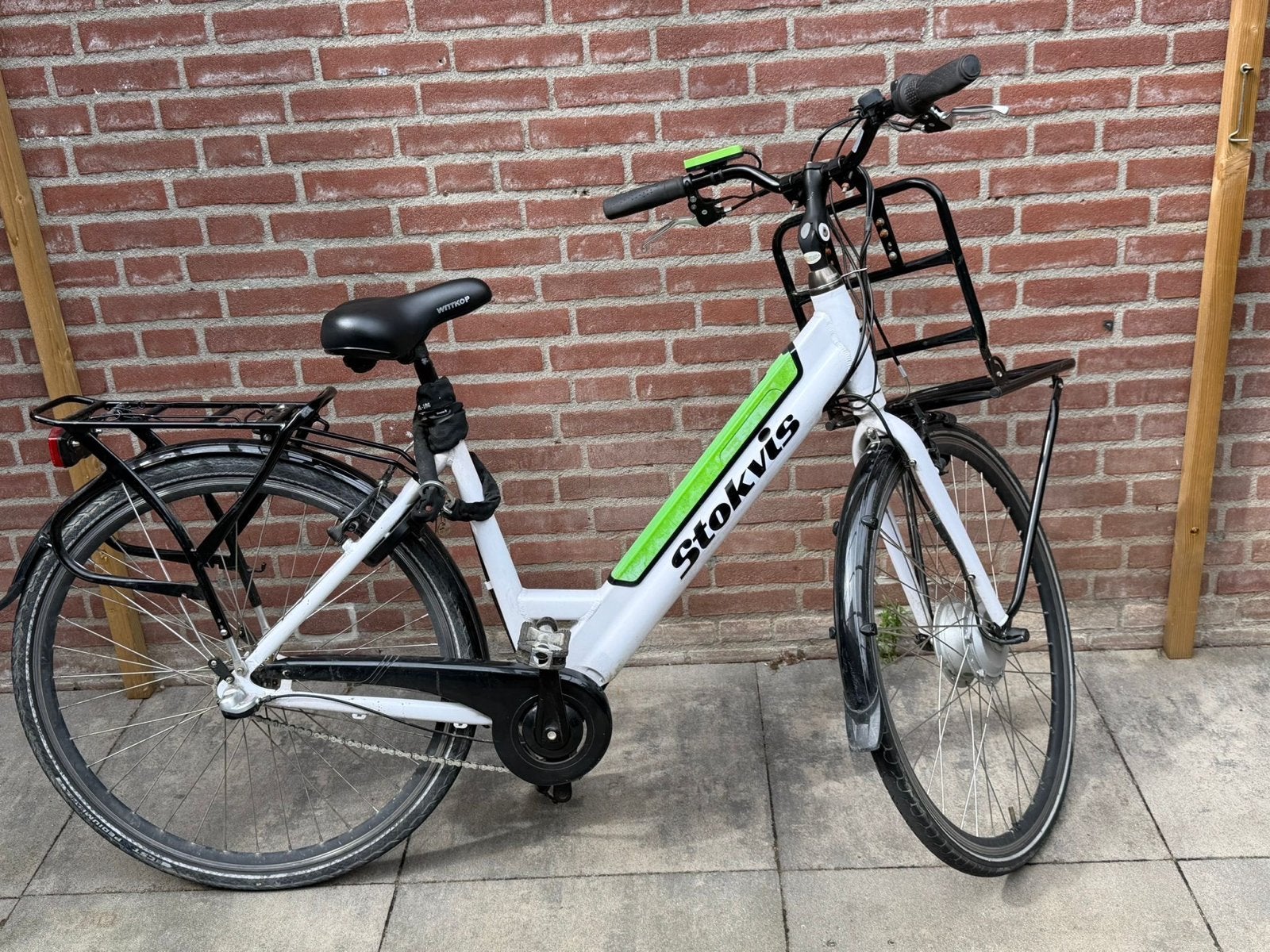 Stokvis E-bike met accu en lader (accu beperkt), Ophalen, Gebruikt, Minder dan 30 km per accu, Overige merken