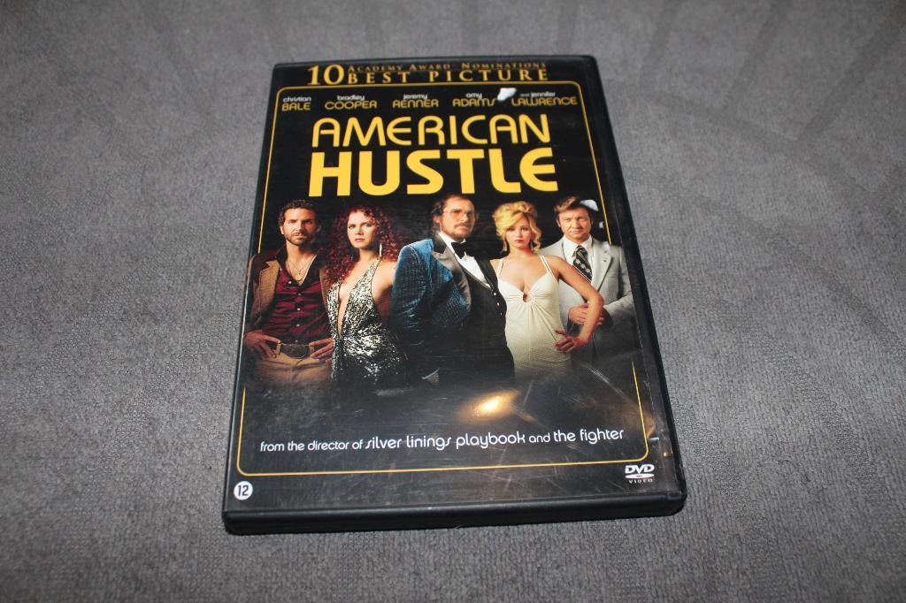 DVD American Hustle, Vanaf 12 jaar, Ophalen of Verzenden, Gebruikt, Maffia en Misdaad