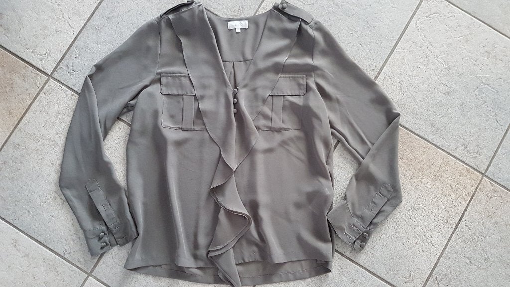 Grijze doorzichtige top, Zalando, maat M, Maat 38/40 (M), Zalando, Nieuw, Ophalen of Verzenden