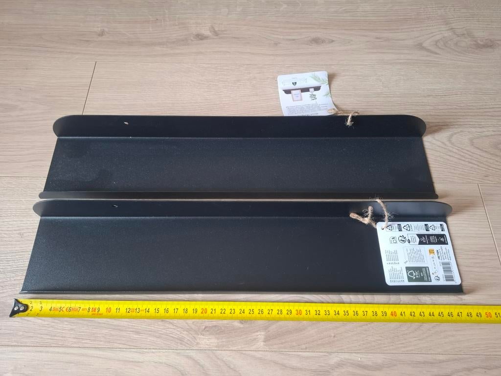 2 ijzeren wandplankjes., Ophalen of Verzenden, Nieuw