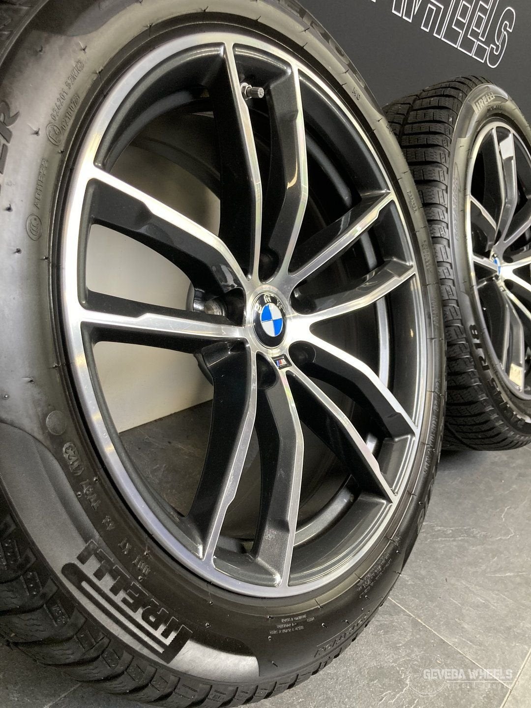 18” originele BMW 5 serie G30 G31 velgen winterbanden 5x112, 18 inch, -, -, Banden en Velgen