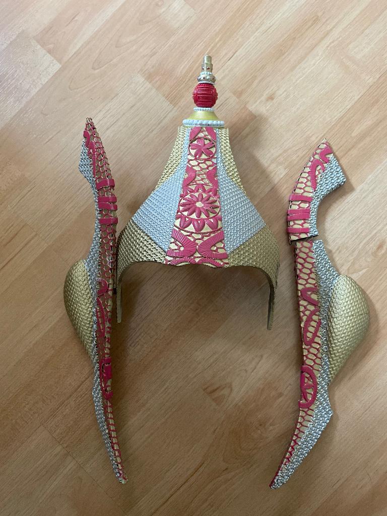 Star Wars cosplay queen Amidala padme headpiece, Ophalen of Verzenden, Gebruikt, Replica