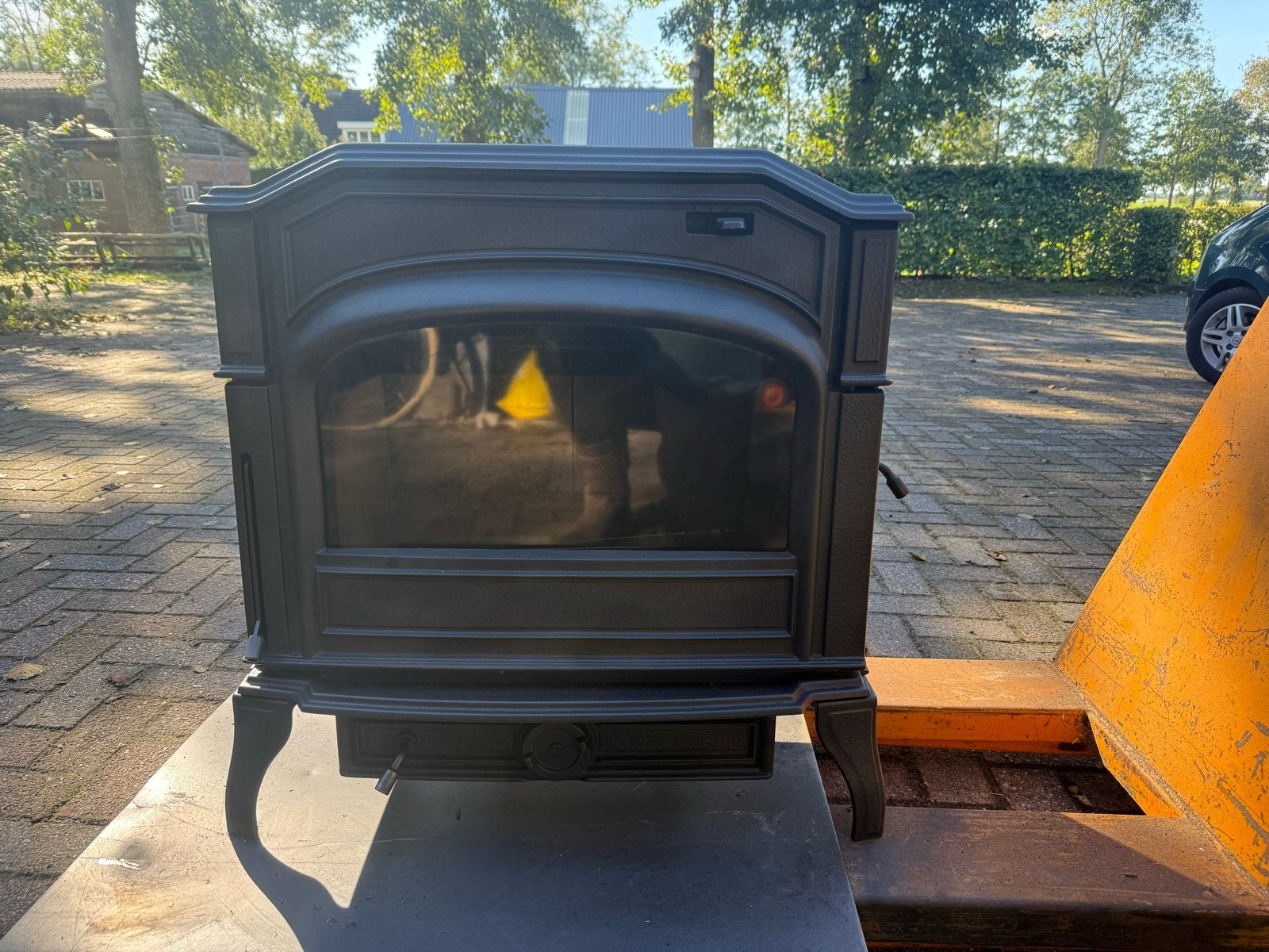 Dovre 750 GH Houtkachel - Zijlader, perfecte staat, Ophalen of Verzenden, Zo goed als nieuw