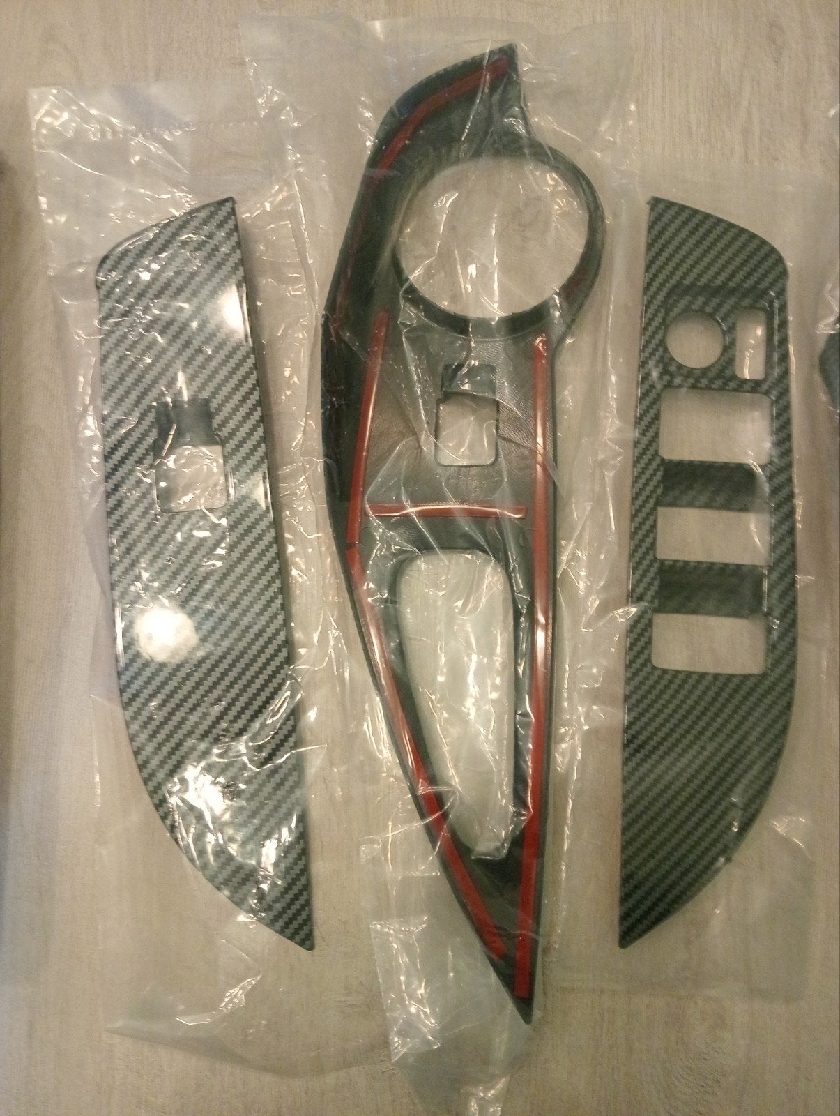 Carbon look interieur panelen voor Toyota Corolla Cross, Ophalen of Verzenden, Nieuw, Universele onderdelen