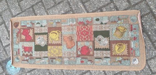 Keukenmat anti-slip, met afbeelding keukengerei, Ophalen of Verzenden, 'T Olde Gre-j, Info@toldegrej.nl, Endepoelstraat 20f Didam