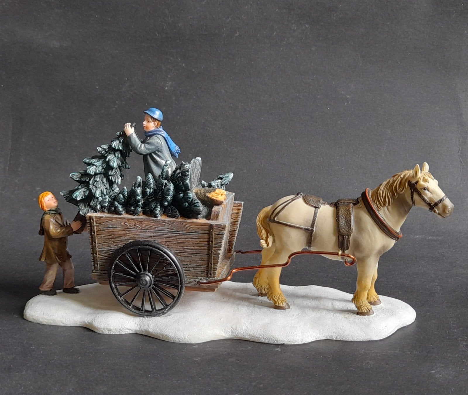 luville kerst figuur koets paard en wagen, Verzenden