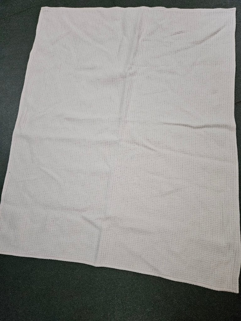 Wiegdeken van cottonbaby, roze wafelstructuur, Ophalen of Verzenden, Zo goed als nieuw, Deken