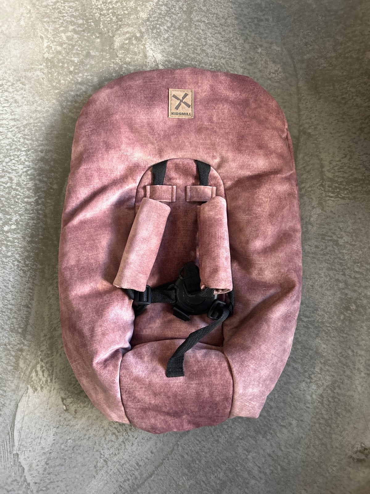 Kidsmill Bekleding Up! Newborn Frame - Velours Mauve, Ophalen, Zo goed als nieuw