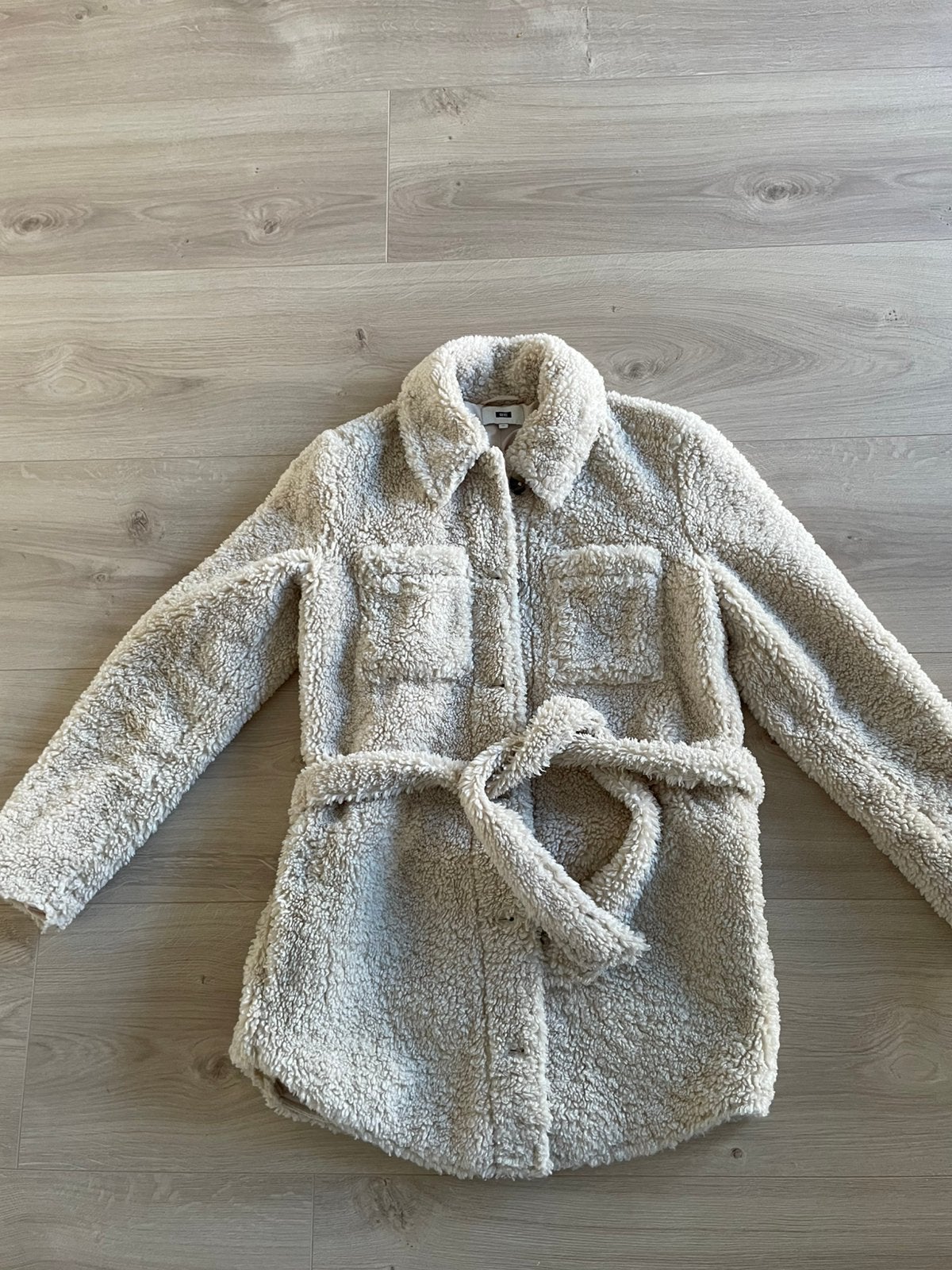 Nieuwe gevoerde teddy jas mt XS van de WE, Ophalen of Verzenden, Zo goed als nieuw, Maat 34 (XS) of kleiner, Beige