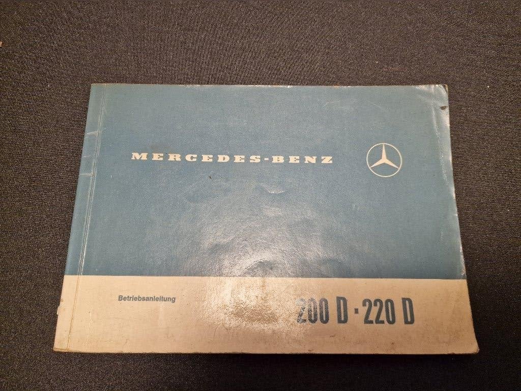 Mercedes-Benz 220D Handleiding Duits, Auto diversen, Handleidingen en Instructieboekjes, Ophalen