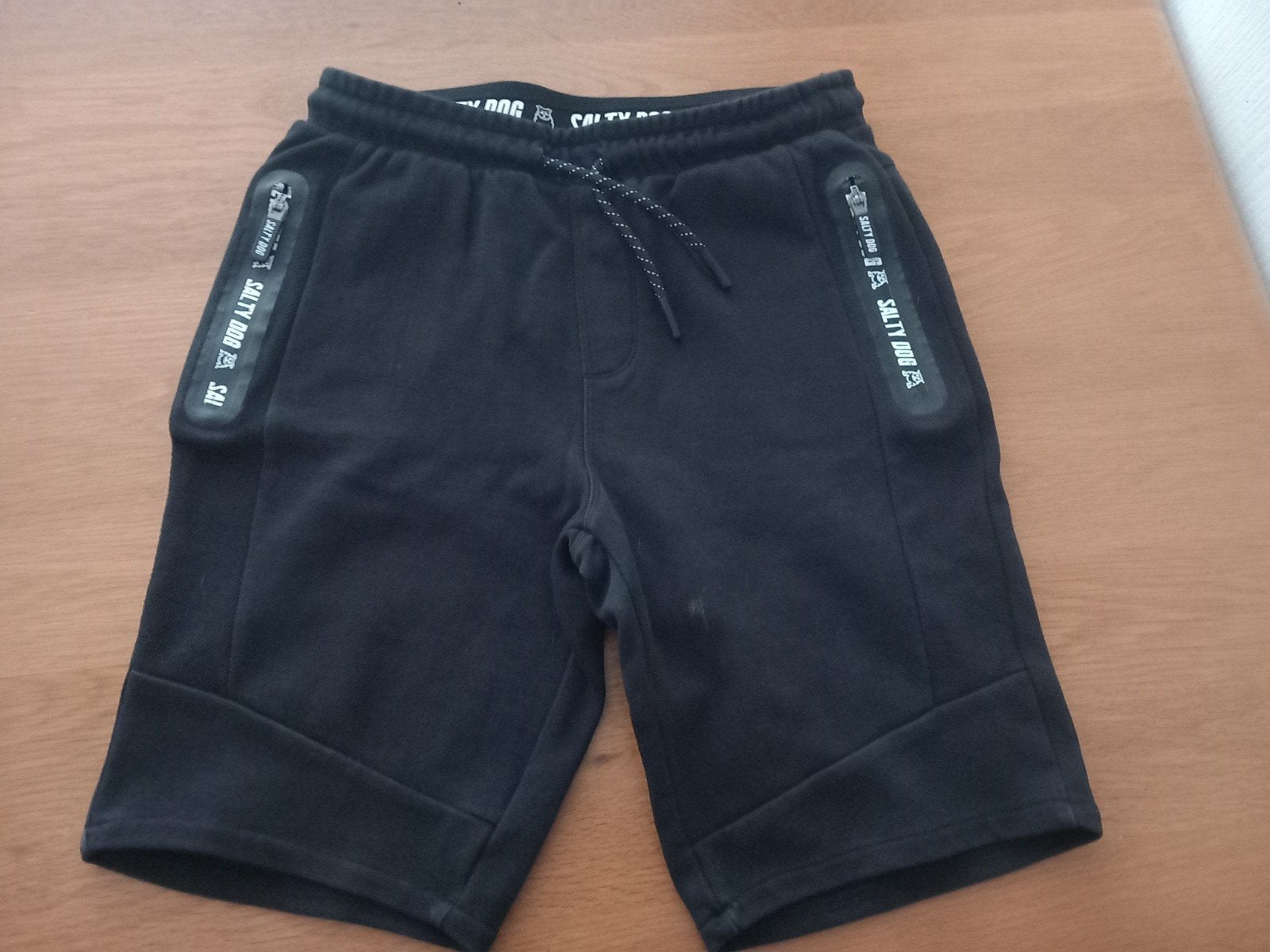 Zwarte korte broek van 'Salty Dog'  maat 152, Ophalen, Gedragen, Zwart