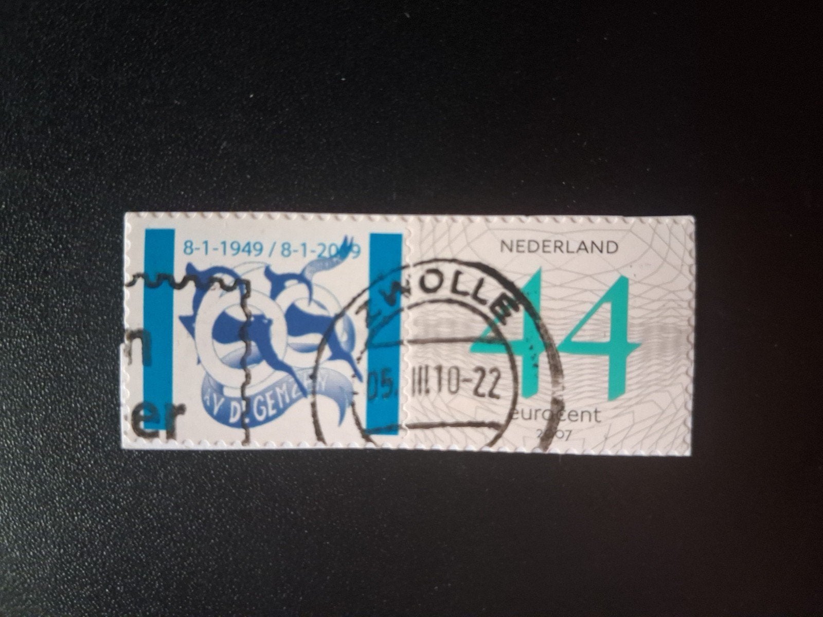 Nederland  - oudere persoonlijke postzegel, Verzenden, Na 1940, Gestempeld