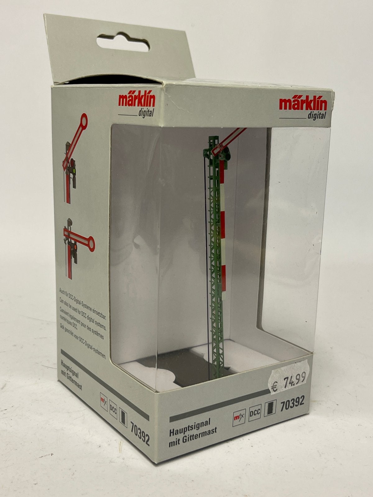 ** NIEUWSTAAT ** Märklin 70392 ** HOOFDSEIN + VAKWERKMAST **, Wisselstroom, Overige typen, Ophalen of Verzenden, Zo goed als nieuw