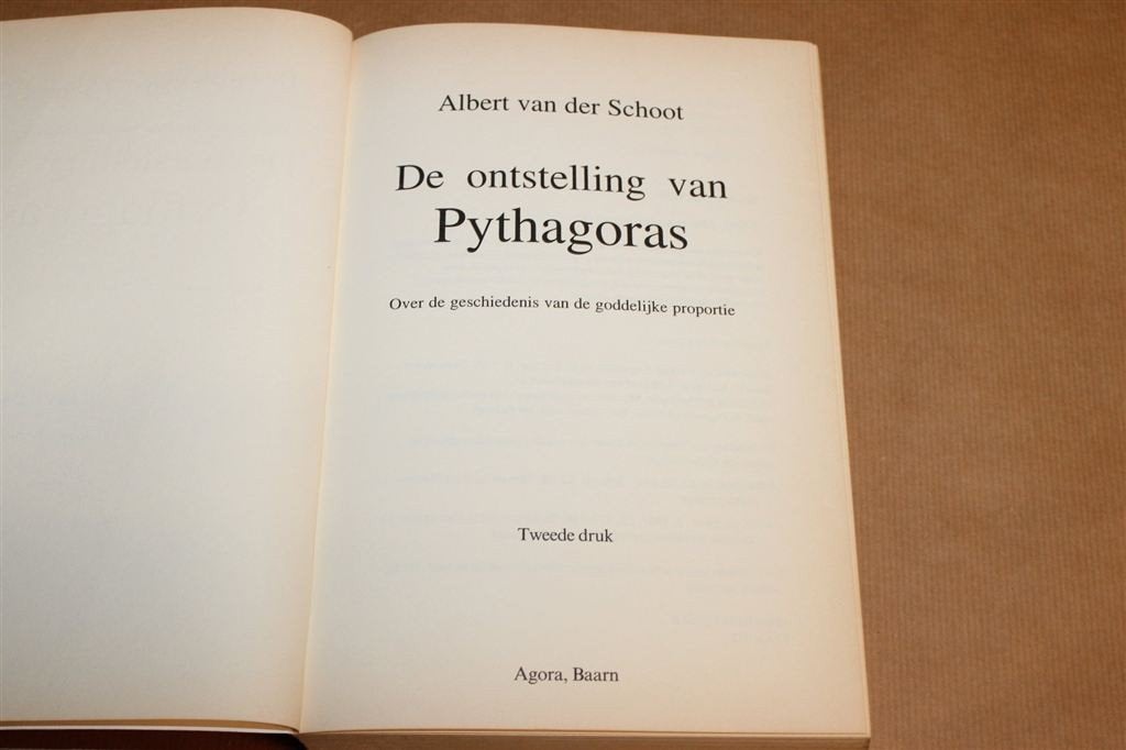 De Ontstelling van Pythagoras — Gulden Snede & Esthetica, Ophalen of Verzenden, Gelezen, Natuurwetenschap