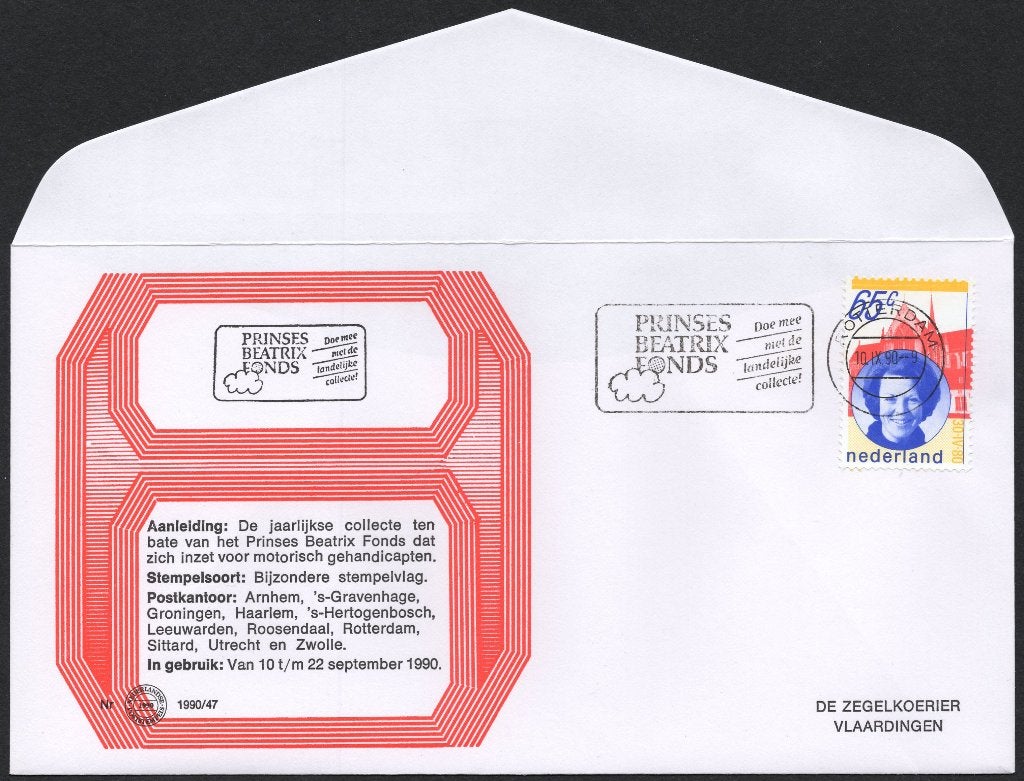 Prinses Beatrix Fonds 1990, Verzenden, Envelop