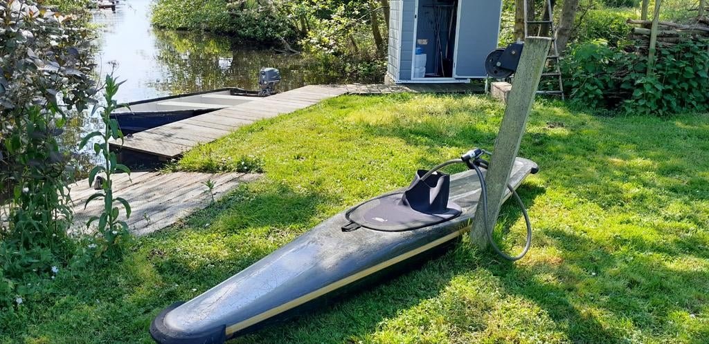 DPP Dynamic Diamond kano polo kayak carbon met double dutch, Watersport en Boten, Ophalen, Eén persoon, Kajak