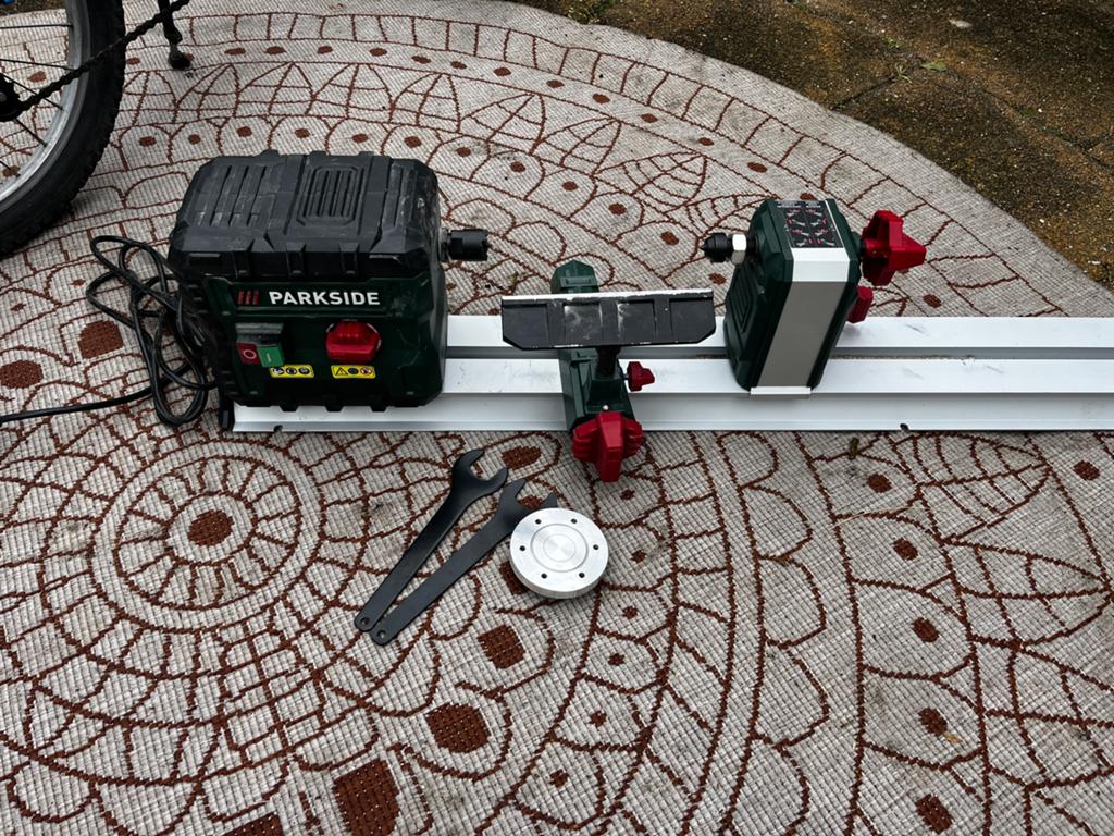 Parkside draaibank, Doe-het-zelf en Verbouw, Draaibanken, Ophalen, Gebruikt, Metaaldraaibank