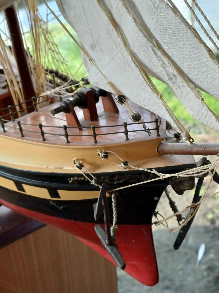 Le Belem 3 master uit 1895 - Zeer gedetailleerd scheepsmodel, Ophalen