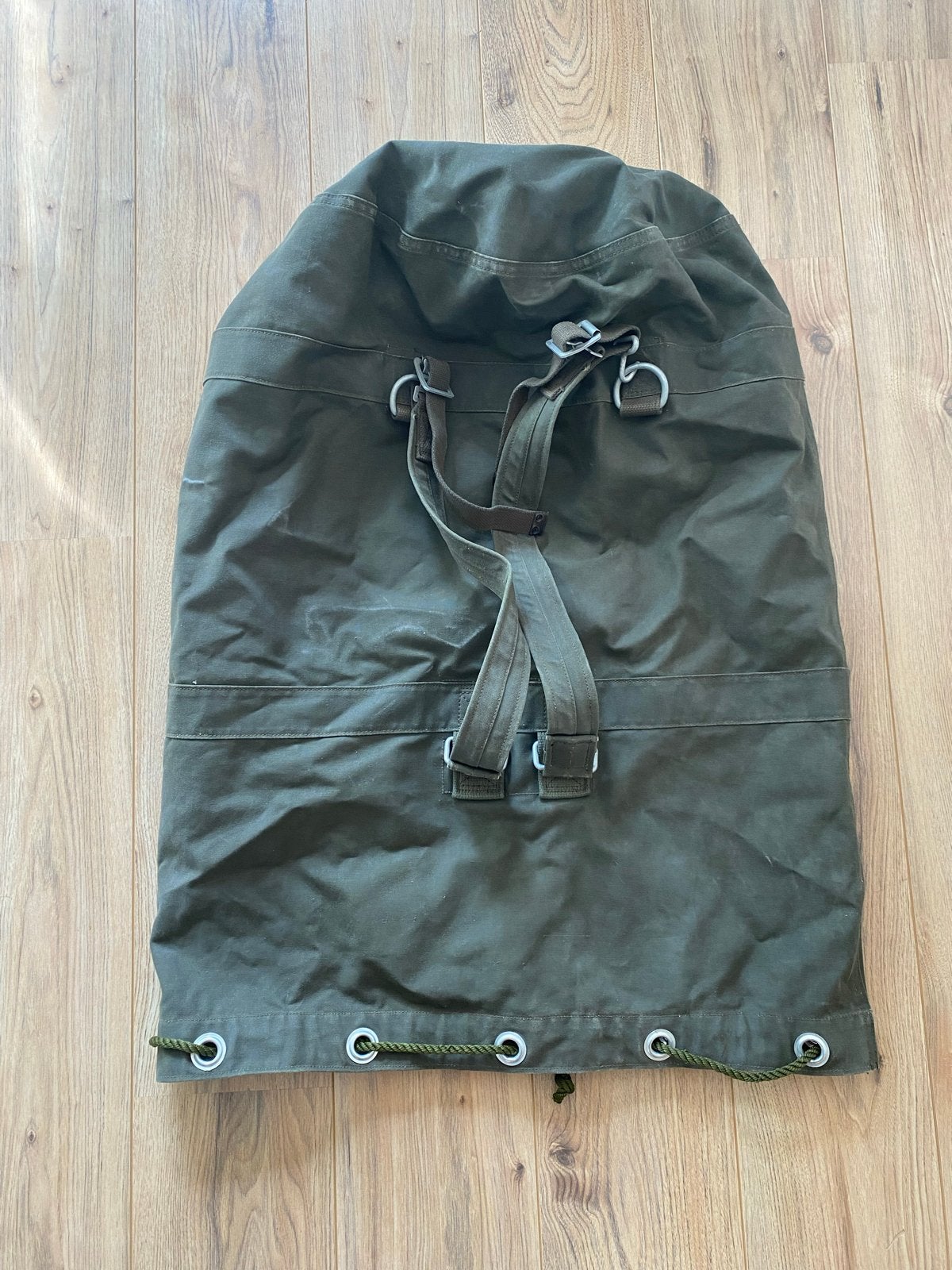 Vintage Leger plunjezak - Groen - Militair, Verzamelen, Militaria | Algemeen, Ophalen of Verzenden, Overige soorten, Overige gebieden