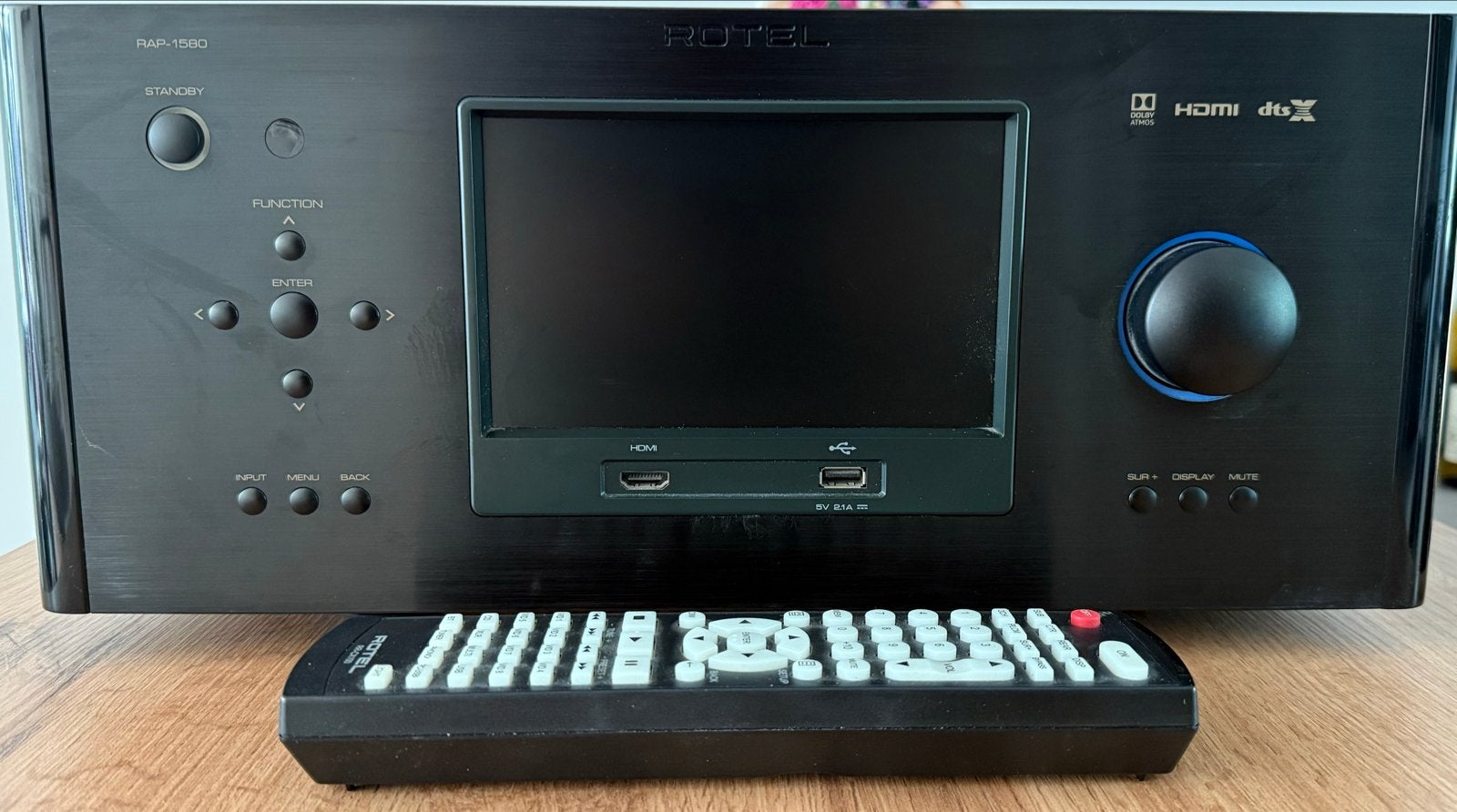 Rotel RAP-1580 Surround versterker, Overige systemen, Zo goed als nieuw, 120 watt of meer, Ophalen