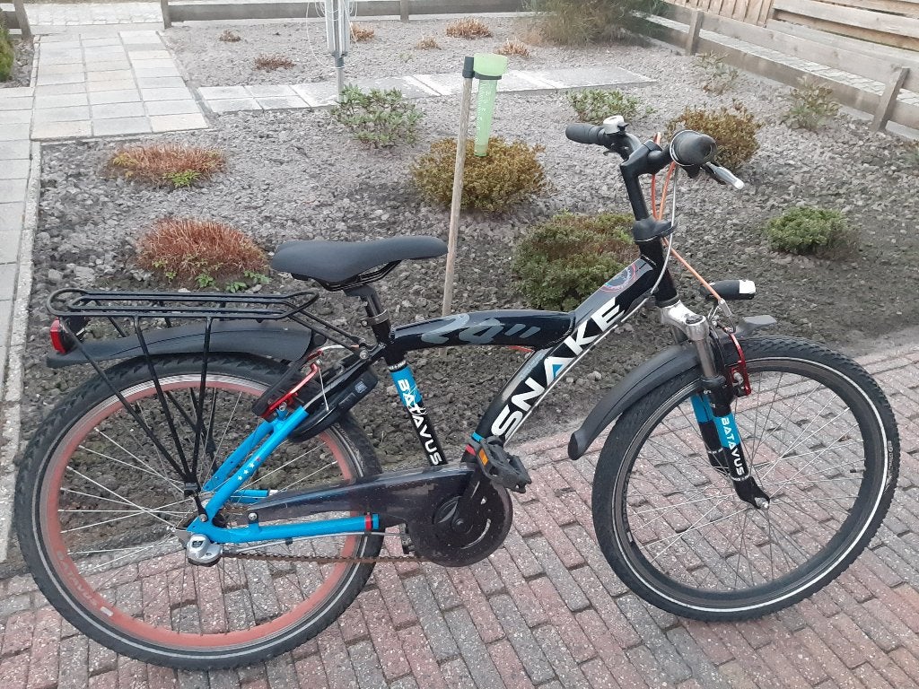 zgan: Prachtige Batavus Snake 24 inch 3 Versnelling, Ophalen, Terugtraprem, 24 inch, Batavus