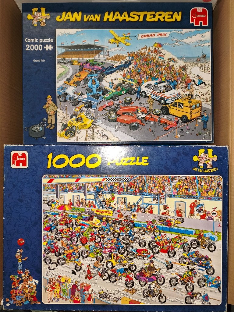 Jan van Haasteren en King puzzels, Ophalen of Verzenden, 500 t/m 1500 stukjes, Zo goed als nieuw, Legpuzzel