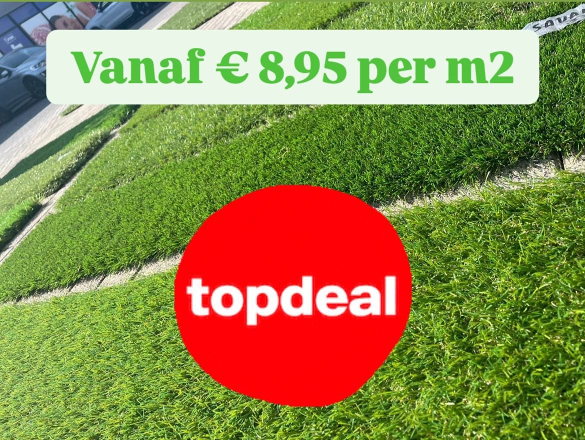 Kunstgras KOOPZATERDAG STUNT 29 AUGUSTUS # ACTIES, Tuin en Terras, Ophalen, Nieuw, 20 m² of meer, Kunstgras