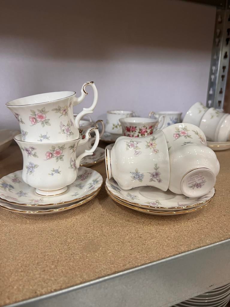 Royal Albert Cherish kop en schotels 4-delig set, Ophalen of Verzenden